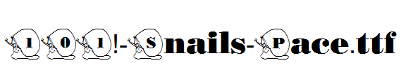 fonts 101!-Snails-Pace.ttf