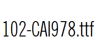 fonts 102-CAI978.ttf