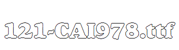 fonts 121-CAI978.ttf