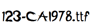 fonts 123-CAI978.ttf