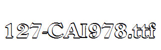 fonts 127-CAI978.ttf