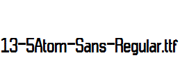 fonts 13-5Atom-Sans-Regular.ttf