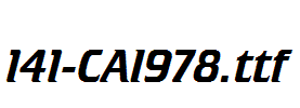 fonts 141-CAI978.ttf