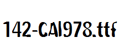 fonts 142-CAI978.ttf