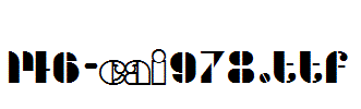 fonts 146-CAI978.ttf