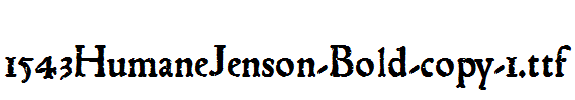 fonts 1543HumaneJenson-Bold-copy-1.ttf