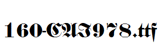 fonts 160-CAI978.ttf