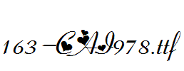 fonts 163-CAI978.ttf