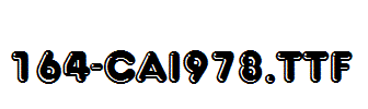 fonts 164-CAI978.ttf