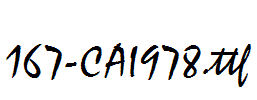 fonts 167-CAI978.ttf