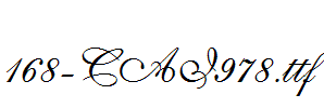 fonts 168-CAI978.ttf