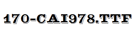 fonts 170-CAI978.ttf