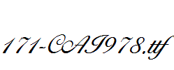 fonts 171-CAI978.ttf