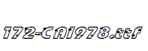 fonts 172-CAI978.ttf