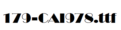 fonts 179-CAI978.ttf