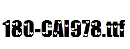 fonts 180-CAI978.ttf