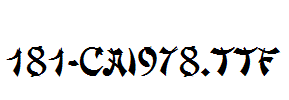 fonts 181-CAI978.ttf