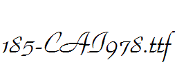 fonts 185-CAI978.ttf