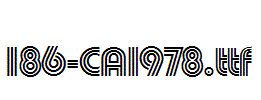 fonts 186-CAI978.ttf