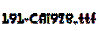 fonts 191-CAI978.ttf