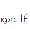 fonts 1920.ttf