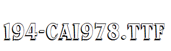 fonts 194-CAI978.ttf