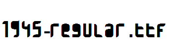 fonts 1945-Regular.ttf