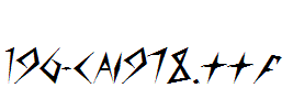 fonts 196-CAI978.ttf