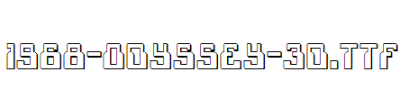 fonts 1968-Odyssey-3D.ttf