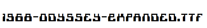 fonts 1968-Odyssey-Expanded.ttf