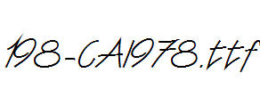 fonts 198-CAI978.ttf