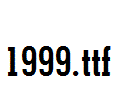 fonts 1999.ttf