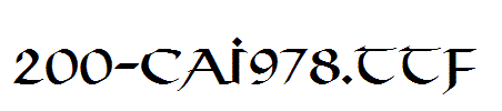 fonts 200-CAI978.ttf