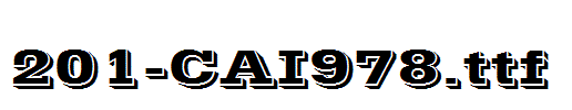 fonts 201-CAI978.ttf