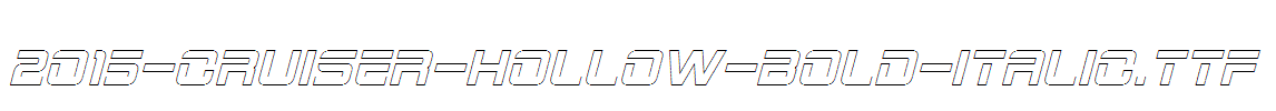 fonts 2015-Cruiser-Hollow-Bold-Italic.ttf
