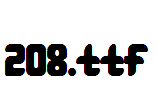 fonts 208.ttf