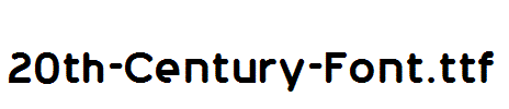 fonts 20th-Century-Font.ttf