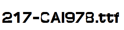 fonts 217-CAI978.ttf