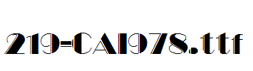 fonts 219-CAI978.ttf