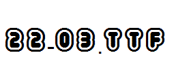 fonts 22-03.ttf