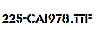 fonts 225-CAI978.ttf