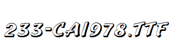 fonts 233-CAI978.ttf