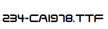 fonts 234-CAI978.ttf