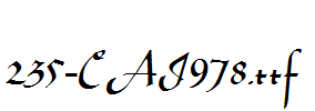 fonts 235-CAI978.ttf