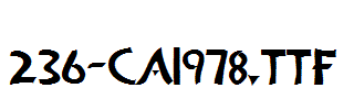 fonts 236-CAI978.ttf