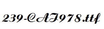 fonts 239-CAI978.ttf