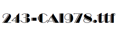 fonts 243-CAI978.ttf