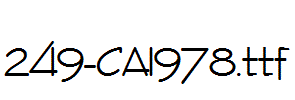 fonts 249-CAI978.ttf