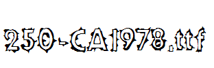 fonts 250-CAI978.ttf