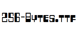 fonts 256-Bytes.ttf